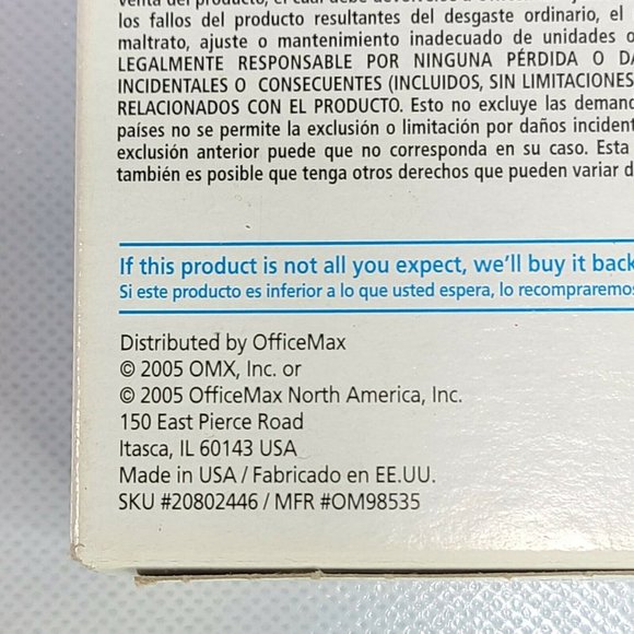 Office Max IBM Formatted 3.5 in Diskettes 1.44 MB 10 Diskettes OM98535 - Picture 3 of 4